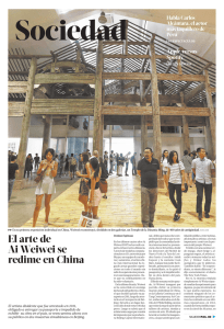 El arte de Ai Weiwei se redime en China