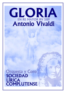 Gloria RV 589 - Sociedad Lírica Complutense