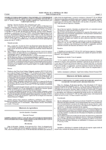 DS 52_2014 Aprueba y oficializa clasificación de especies según su