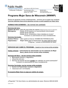 Programa Mujer Sana de Wisconsin (WWWP)