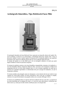 251,2 S Actinógrafo bimetálico, Tipo Robitzsch