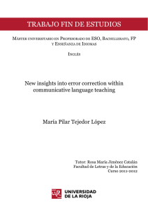 New insights into error correction within communicative language
