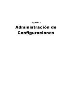 Administración de Configuraciones