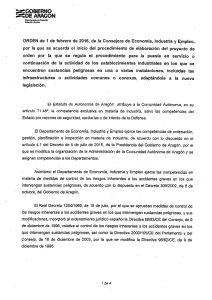 Orden de inicio - Boletin Oficial de Aragón