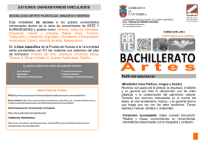 Bachillerato de Artes - IES Gutiérrez Aragón
