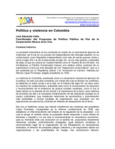 Política y violencia en Colombia
