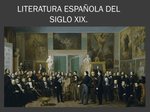 LITERATURA DEL SIGLO XIX.(SUNDA MITAD)