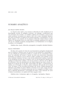 sumario analítico - Universidad de Salamanca