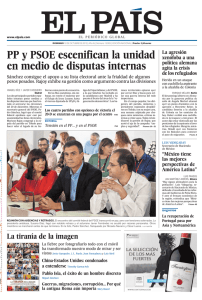 PP y PSOE escenifican la unidad en medio de disputas internas