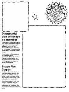 Diagrama del plan de escape de incendios Escape Plan Diagram
