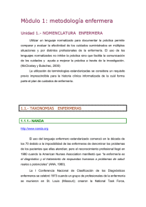 Mòdulo 1: metodología enfermera