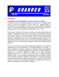 Guanoco No 31 - Sociedad Venezolana de Ingenieros de Petroleo