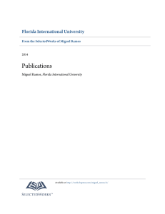 Publications - SelectedWorks