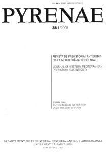 Page 1 Page 2 PYRENAE, núm. 35 wol.1 (2005) ISSN 0079