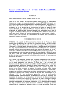 Sentencia del Tribunal Supremo de 1 de Octubre de 2010. Recurso