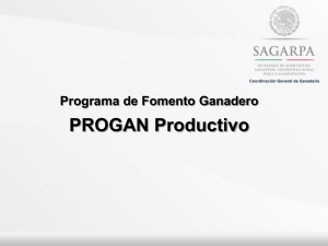 Programa PROGAN Productivo (CGG)