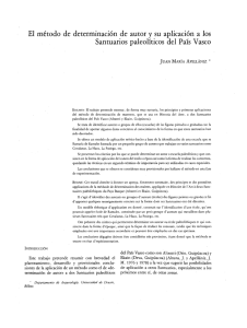 El método de determinación de autor y su aplicación a los