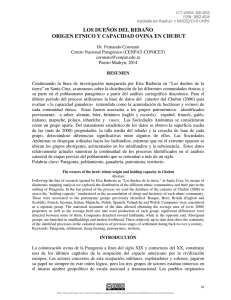 los dueños del rebaño origen etnico y capacidad ovina en chubut