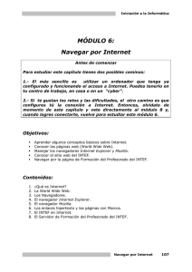 MÓDULO 6: Navegar por Internet