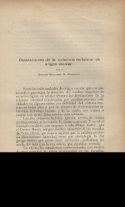 Desviaciones de la columna vertebral de