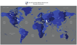 List of Countries Where Alumni Live Escuela Americana