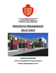 Proy. Pedag. 2015 - Liceo de Hombres de Antofagasta