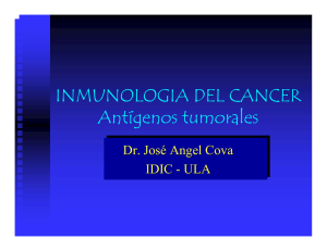 INMUNOLOGIA DEL CANCER Antígenos tumorales