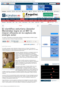 El científico asturiano Amador Menéndez logra en el MIT la mayor