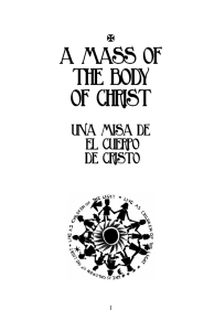 a mass of the body of christ