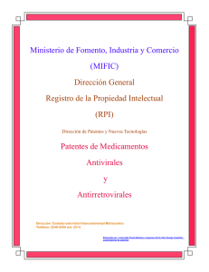 4. Patentes de Medicamentos Antivirales y Antirretrovirales