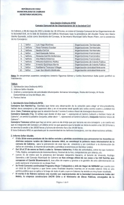 MUNICIPALIDAD DE CABRERO SECRETARIA MUNICIPAL