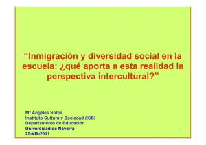Inmigración y diversidad social en la escuela