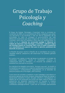 Grupo de Trabajo Psicología y Coaching