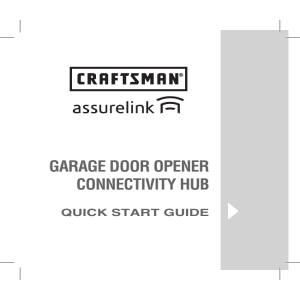 garage door opener connectivity hub