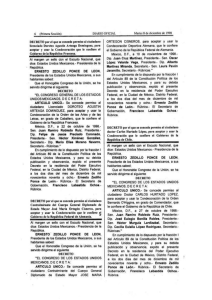 Page 1 Primera sección DECRETO por el que se concede permisº