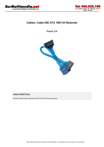 Cables: Cable IDE ATA 100/133 Redondo