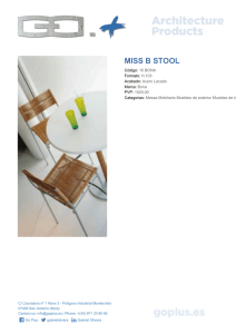 miss b stool