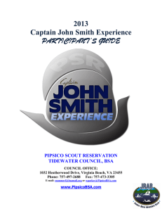 Captain John Smith Experience Policies