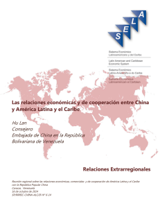 Las relaciones económicas y de cooperación entre China y