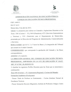 Resolución de Dirección General N° 16