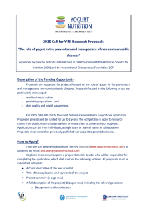 2015 Call for YINI Research