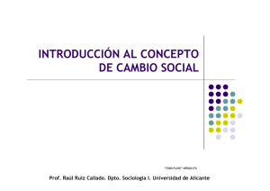 introducción al concepto de cambio social - RUA