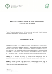 RESOLUCIÓN 77/2016, de 3 de agosto, del Consejo de