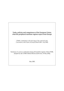 Tasks, policies and competences of the European Union