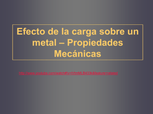 (2015 EMat) Resumen Efecto de una carga s metal y Prop. Mecanicas