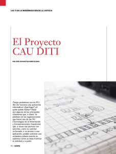 El Proyecto CAU DITI