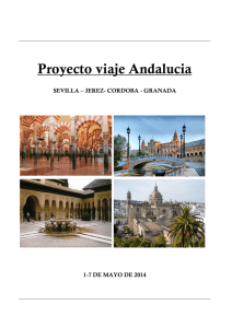 Proyecto viaje Andalucia