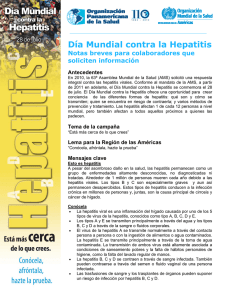 Día Mundial contra la Hepatitis