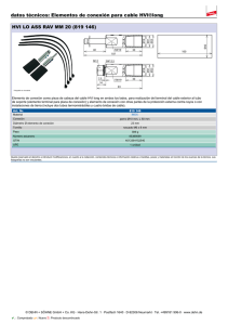 datos técnicos: Elementos de conexión para cable HVI®long HVI LO