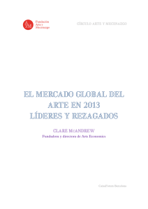 El mercado global del arte en 2013. Líderes y rezagados.